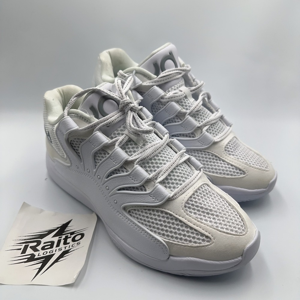 Men Sz 6 Nike Basketball Shoes KD 18 TB Athletic Lace-Up Triple White IM0634-105